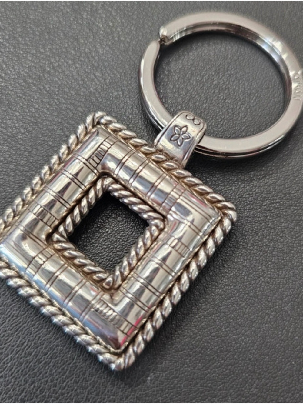 Brighton Multi-Color Pastel Square Keychain - Picture 2 of 3